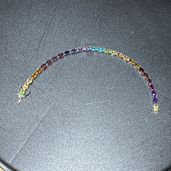 Multicolor Gemstone Bracelet - Picture 1 of 1